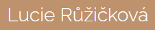 Lucie Růžičková